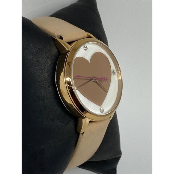 Kate Spade Novelty Metro 0699 Women Beige Leather Analog Dial Quartz Watch JK777 main image 5